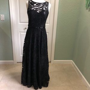 Black Sequence formal gown